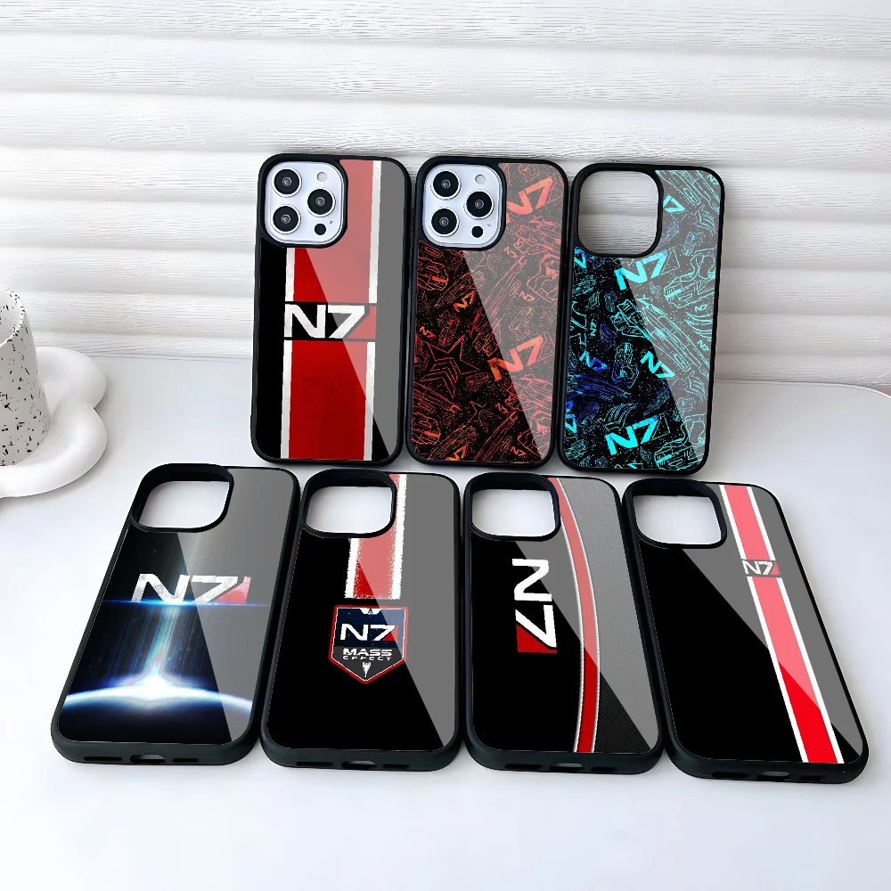 Чехол для телефона N7 Mass Effect Для Iphone 14 13 12 11 Pro Max Mini 8 6 7 Plus Se Xr X Xs 2020 PC + Чехол из ТПУ