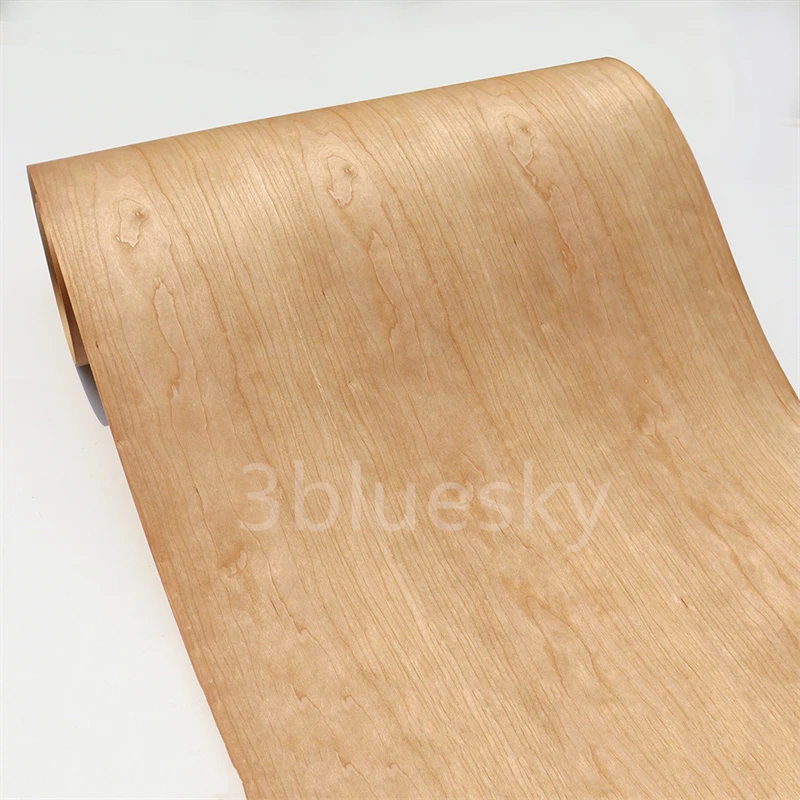 Шпон из натурального дерева Вишня для мебельной основы, бумага Kraft примерно 60 см x 2,5 м, 0,25 мм C / C