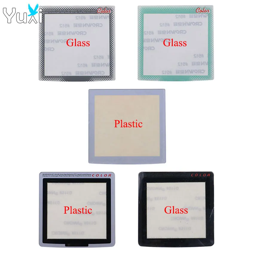 Экранная линза YuXi из стекла и пластика для Neo Geo Pocket Color для объектива с ЖК-экраном NGPC