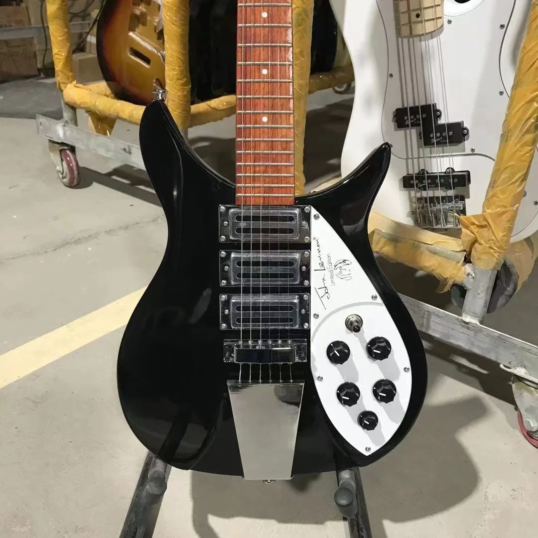 Электрогитара Rickenbacker 325, черный цвет, John Lennon Edition, высококачественная гитара, бесплатная доставка