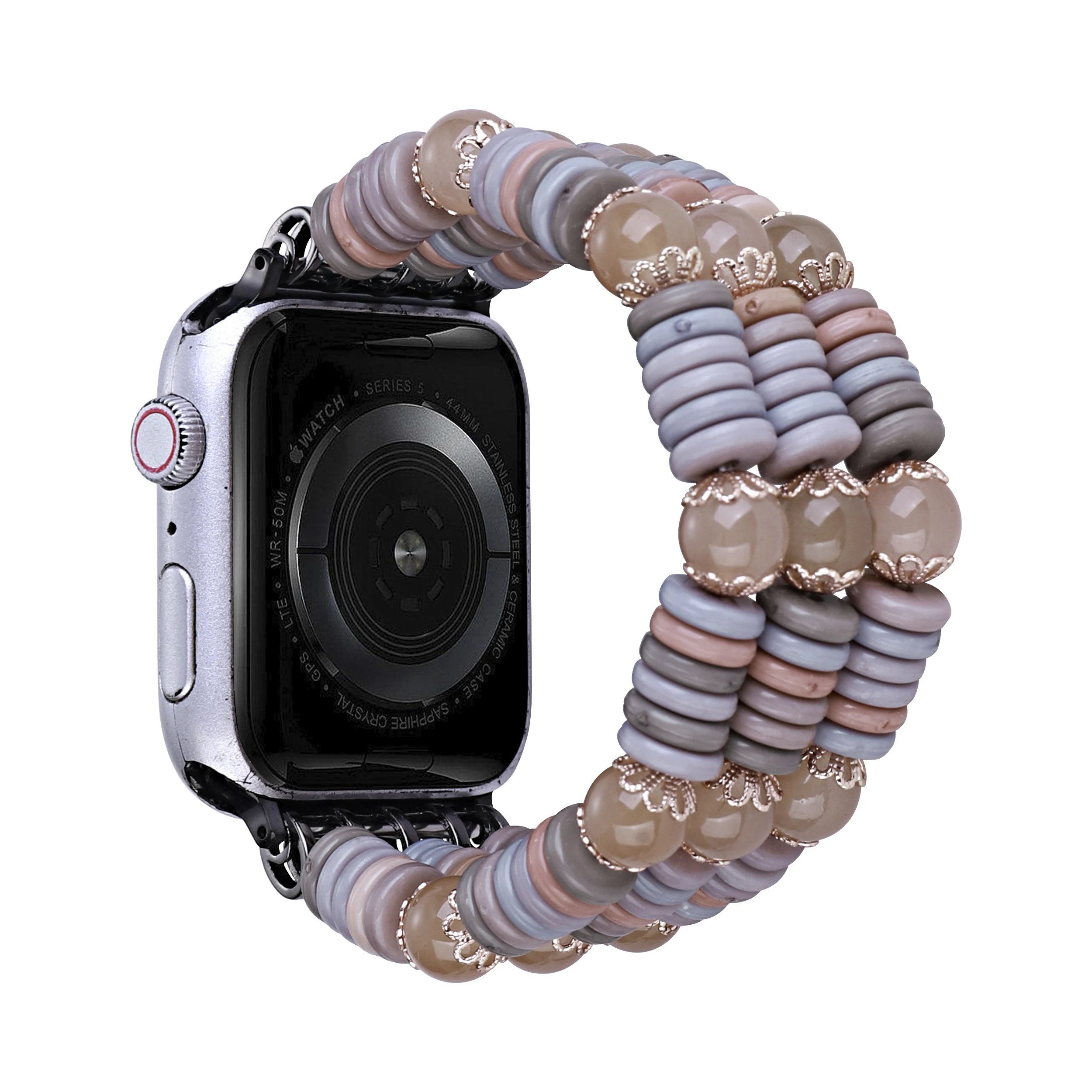 Ювелирный Ремешок Для Apple Watch Band 44мм 45мм 42мм 41мм 42мм 38мм Ultra 49мм Женский Браслет iWatch Serise 9 8 7 6 5 4 3 браслет
