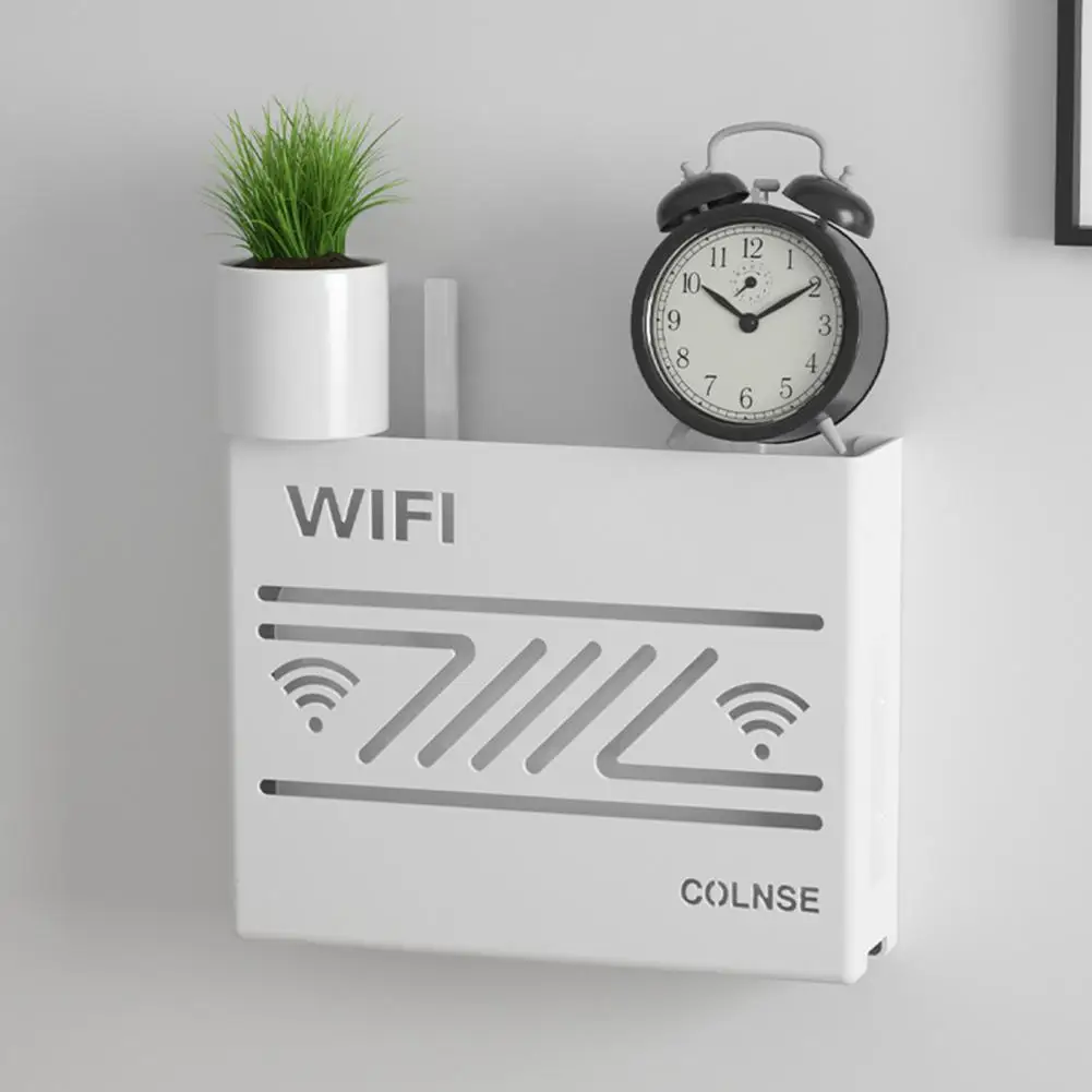 Ящик для хранения Wifi-маршрутизатора, многофункциональный настенный органайзер для Wifi-маршрутизатора, ТВ-приставка, товары для дома, современный дизайн