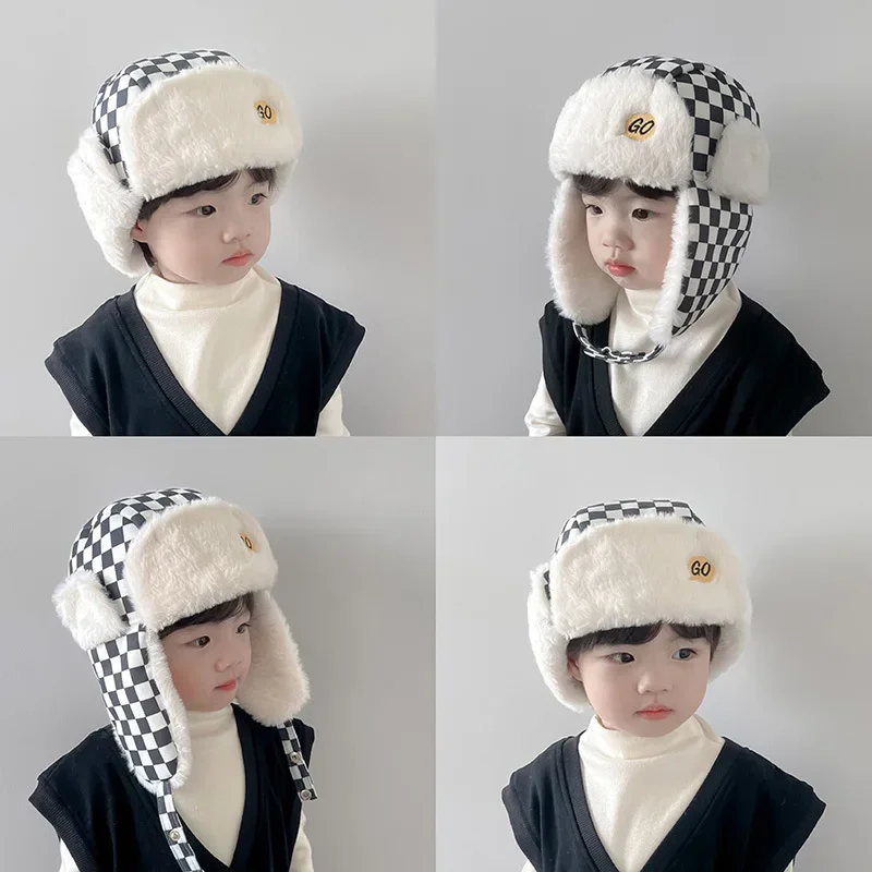 Детские шапочки, Зимние Ветрозащитные Шапочки Для мальчиков, Защищающие Лицо от ветра, Зимние Теплые и морозостойкие Детские шапочки Для девочек