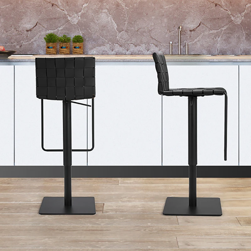 Дизайн кухни, Регулируемый барный стул, Высокий Стол для завтрака, Современный стул для барной стойки, Металлическая мебель для дома Hoker Silla Comedor